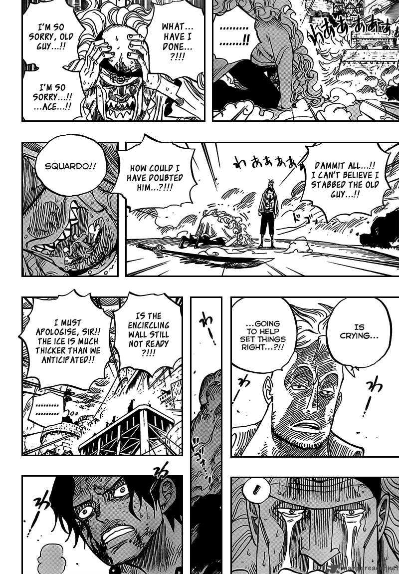 One Piece Manga Chapter 564 page 4 - The Man Who Shook the World
