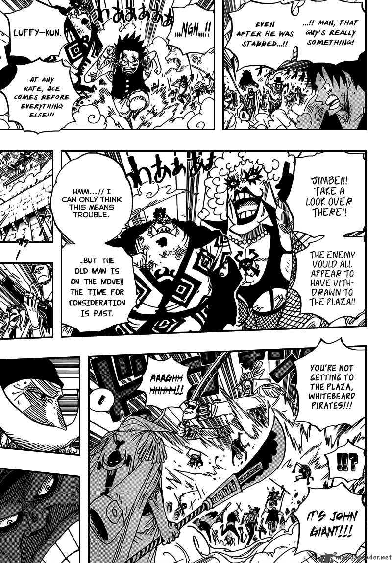 One Piece Manga Chapter 564 page 5 - The Man Who Shook the World
