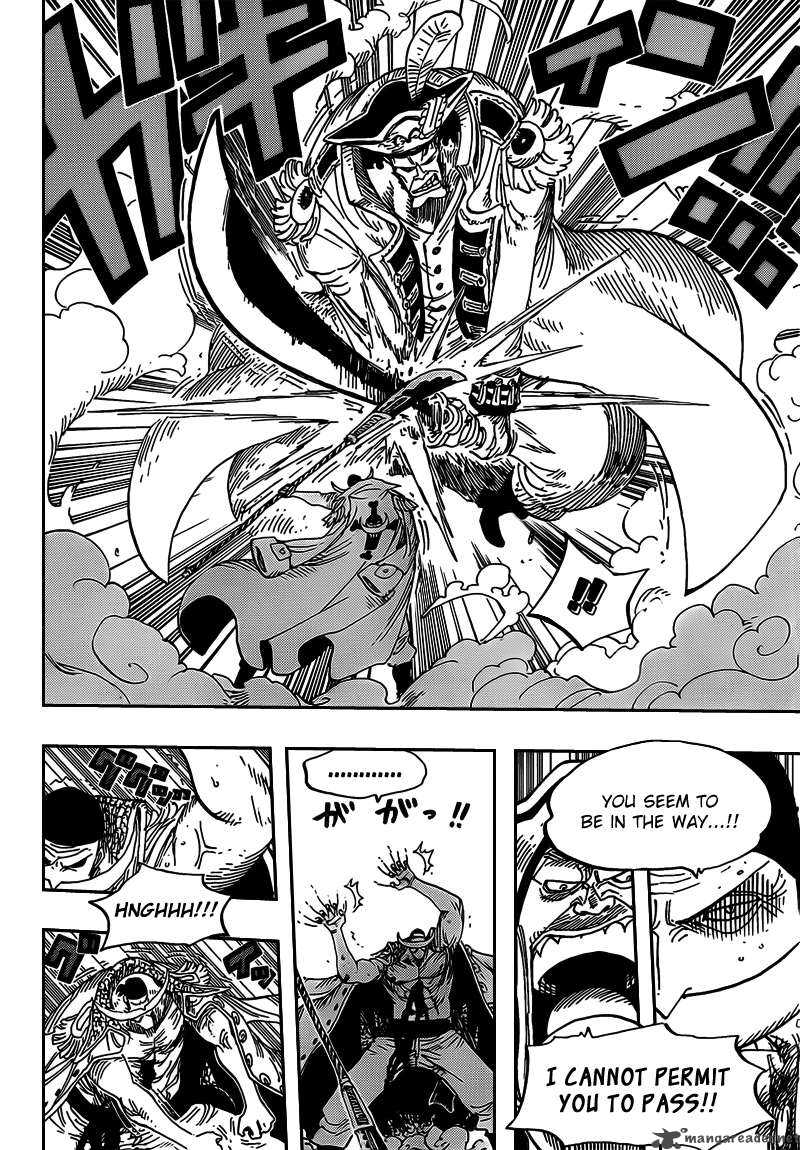 One Piece Manga Chapter 564 page 6 - The Man Who Shook the World