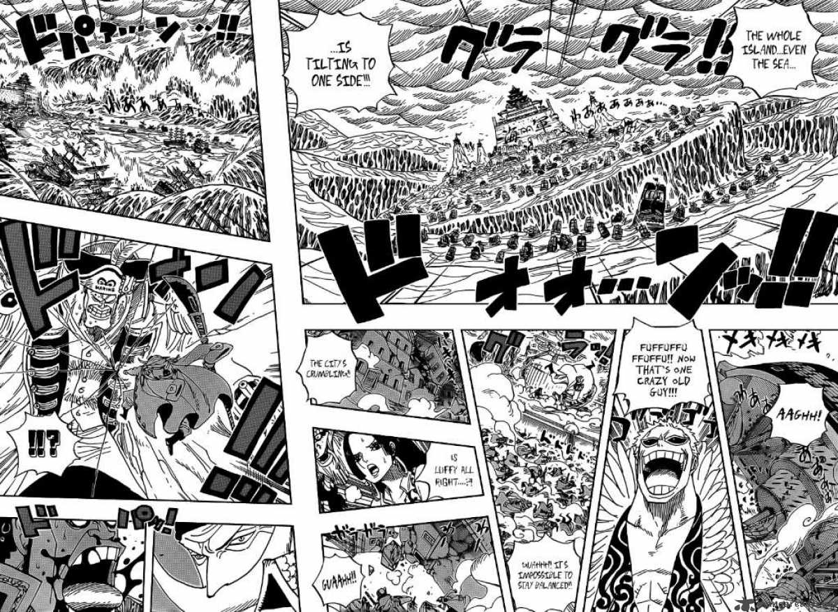 One Piece Manga Chapter 564 page 8 - The Man Who Shook the World