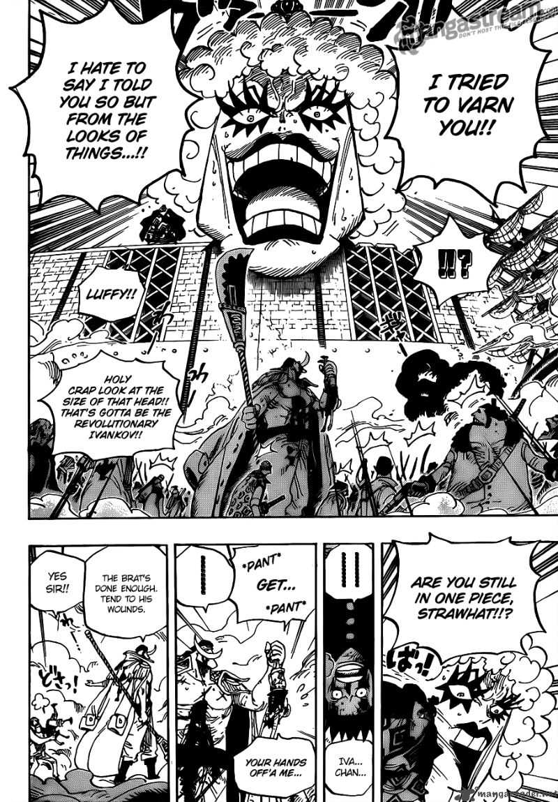One Piece Manga Chapter 567 page 14 - Marineford Marine Headquarters - Oris Plaza