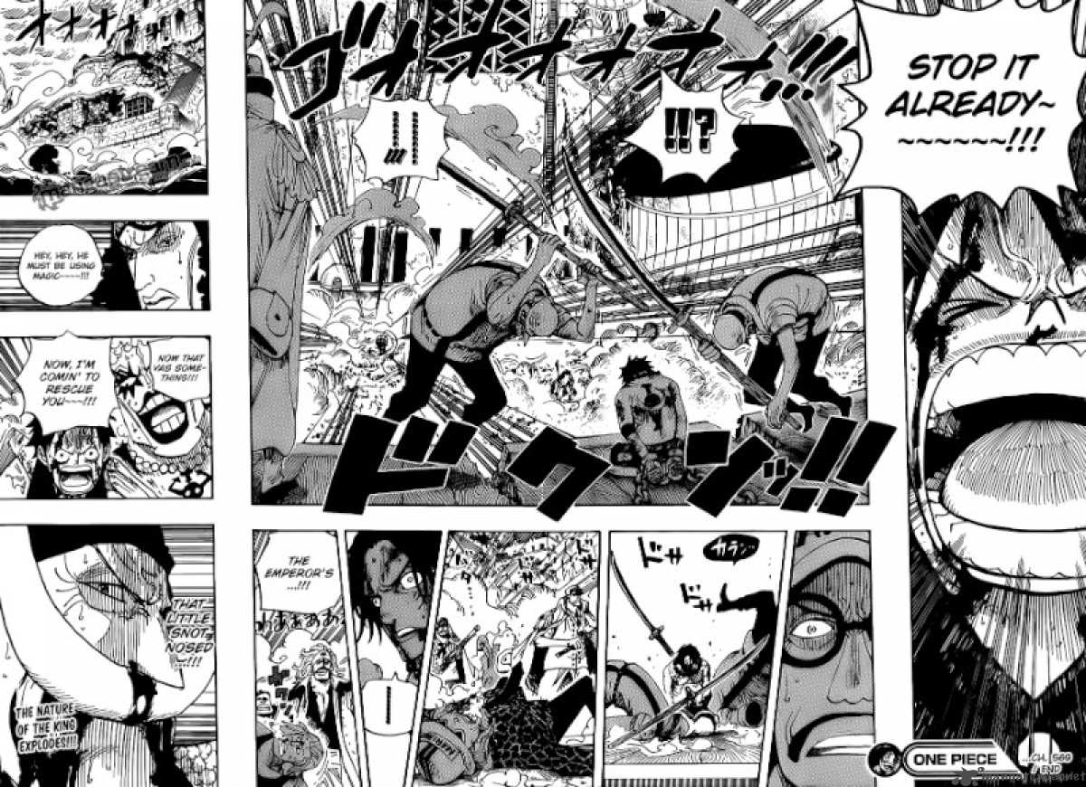 One Piece Manga Chapter 569 page 11 - White Monster