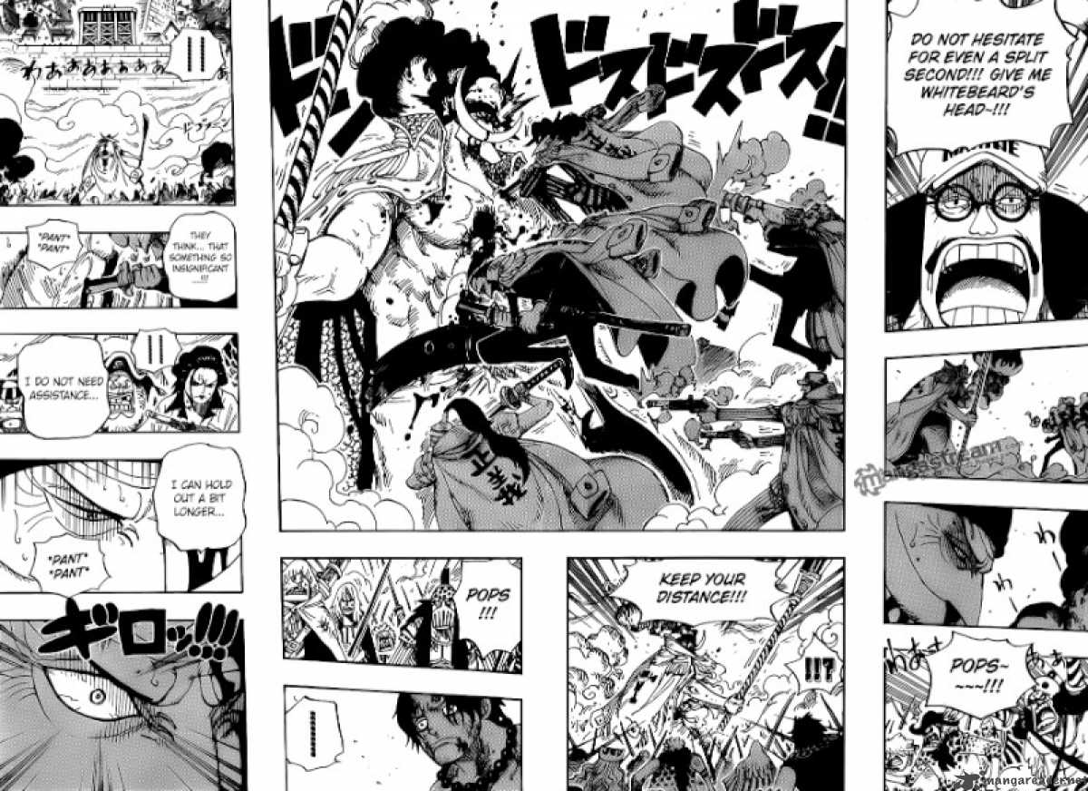 One Piece Manga Chapter 569 page 8 - White Monster