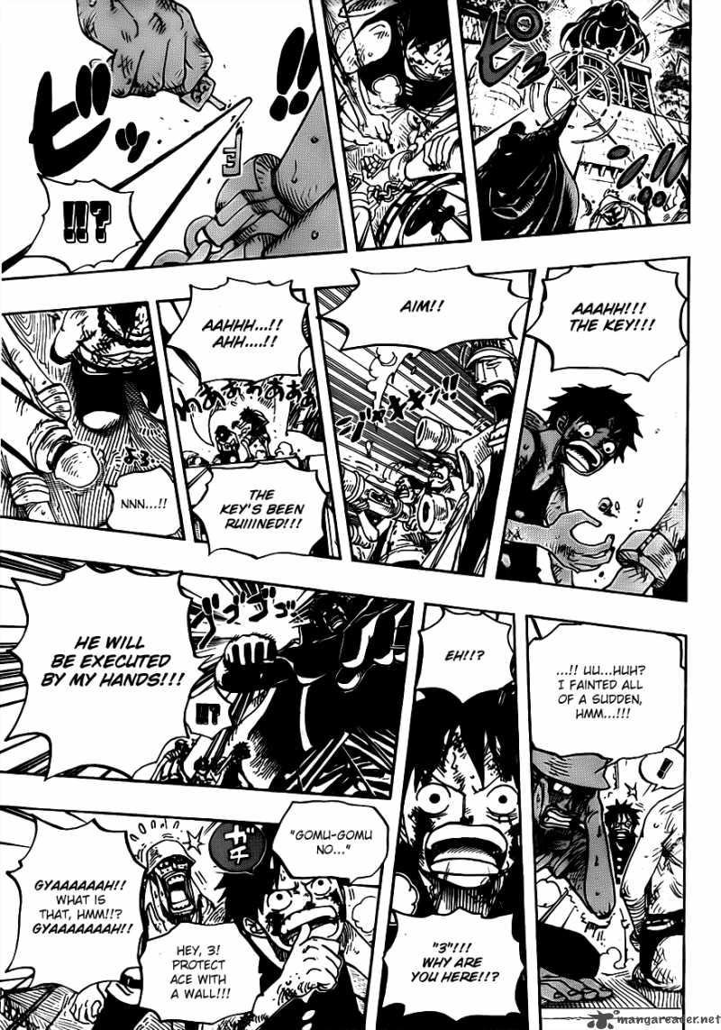 One Piece Manga Chapter 571 page 10 - The Execution Platform