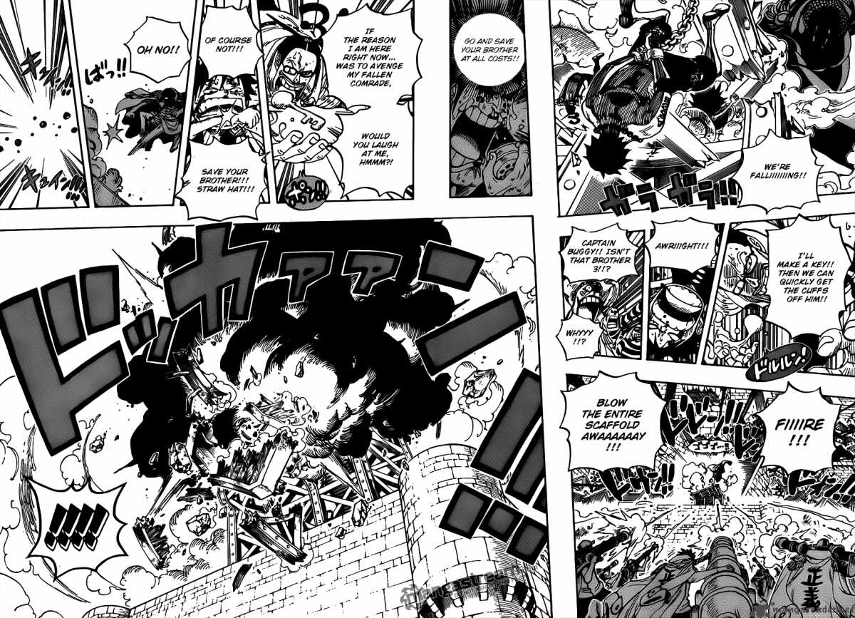One Piece Manga Chapter 571 page 12 - The Execution Platform