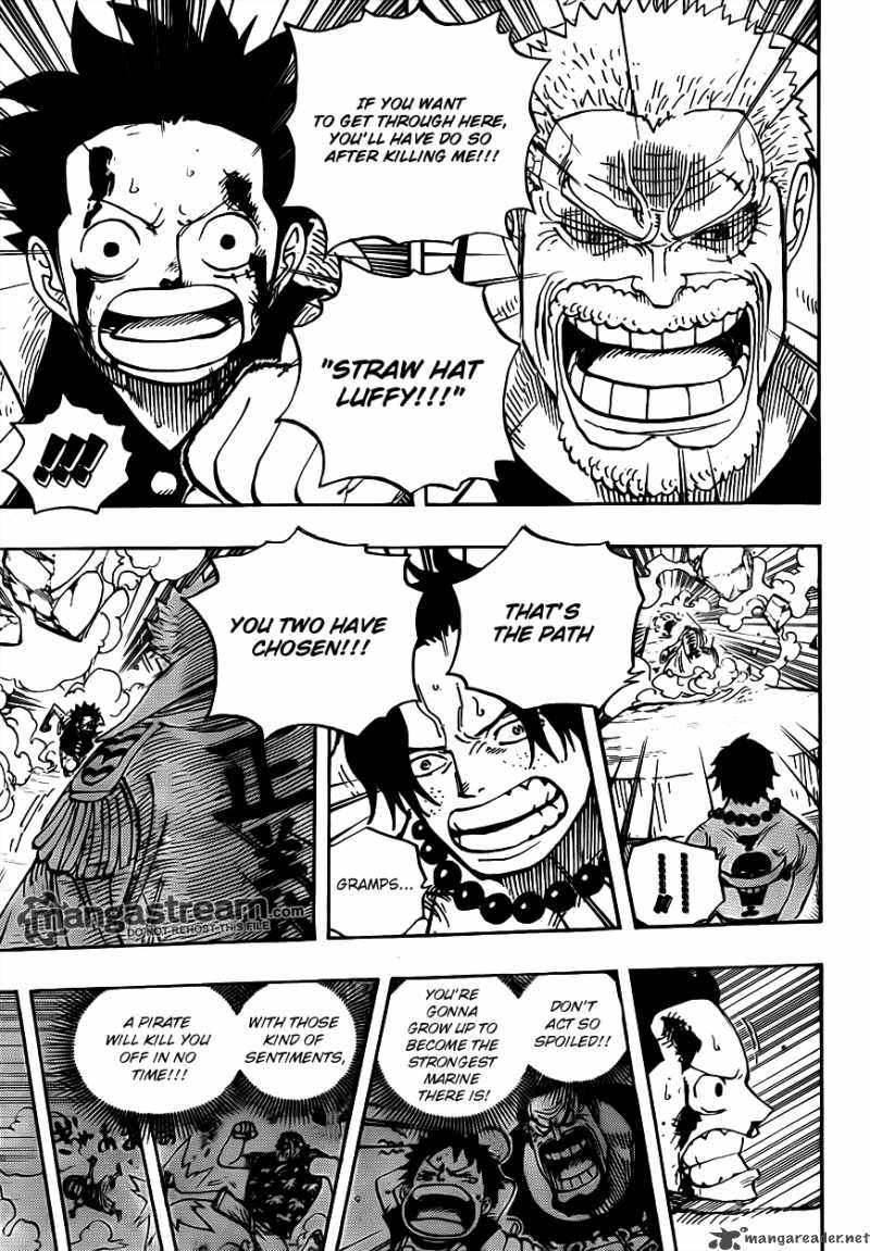 One Piece Manga Chapter 571 page 3 - The Execution Platform