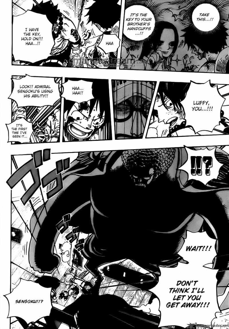 One Piece Manga Chapter 571 page 9 - The Execution Platform