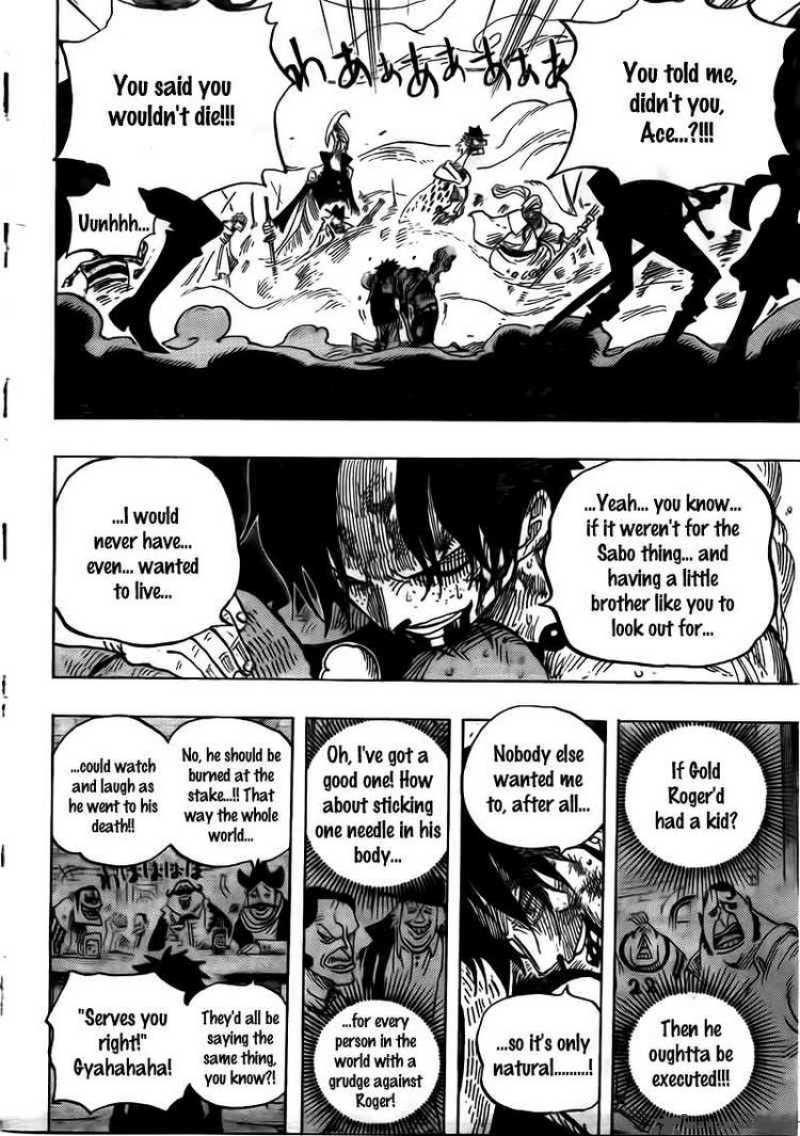 One Piece Manga Chapter 574 page 10 - Portgas D. Ace Dies