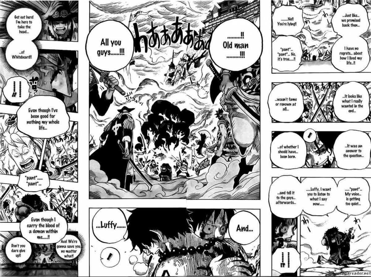 One Piece Manga Chapter 574 page 12 - Portgas D. Ace Dies