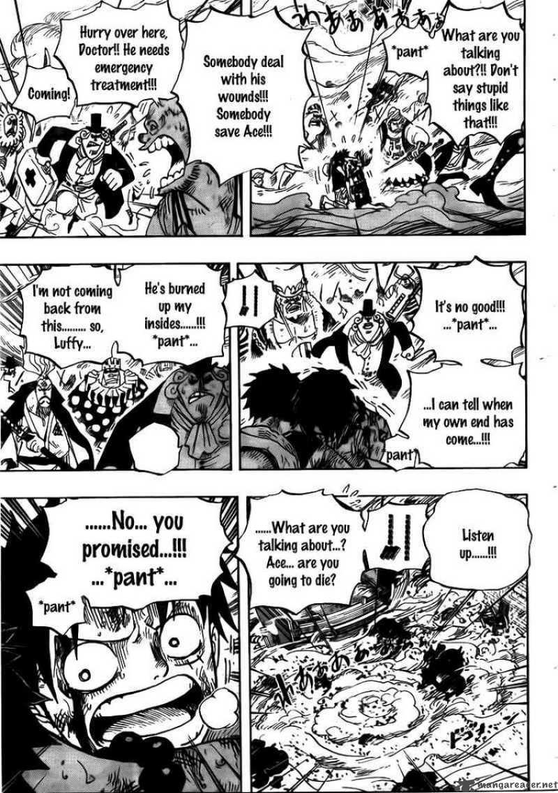 One Piece Manga Chapter 574 page 9 - Portgas D. Ace Dies