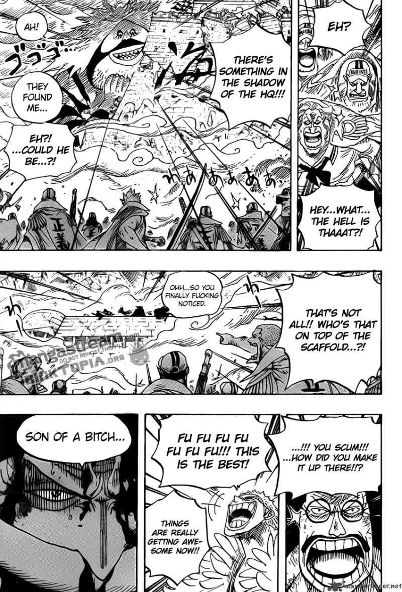 One Piece Manga Chapter 575 page 9 - Voiceless Rage
