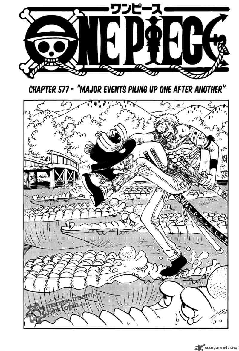 One Piece Manga Chapter 577 page 1 - Outrageous Events One After Another