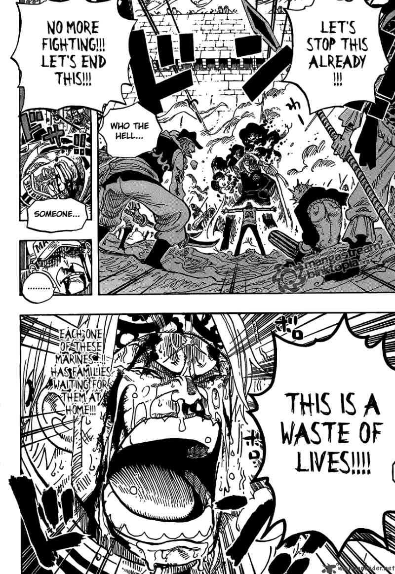 One Piece Manga Chapter 579 page 10 - Seconds of Courage