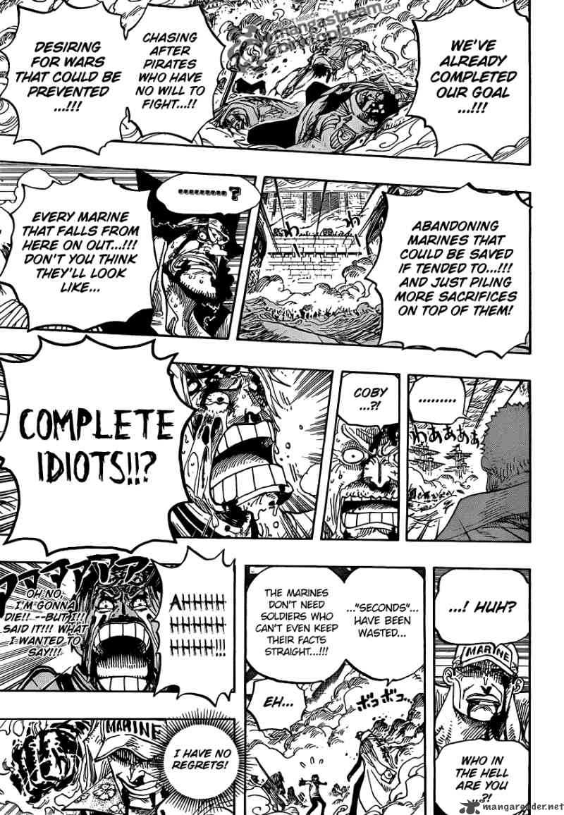 One Piece Manga Chapter 579 page 11 - Seconds of Courage
