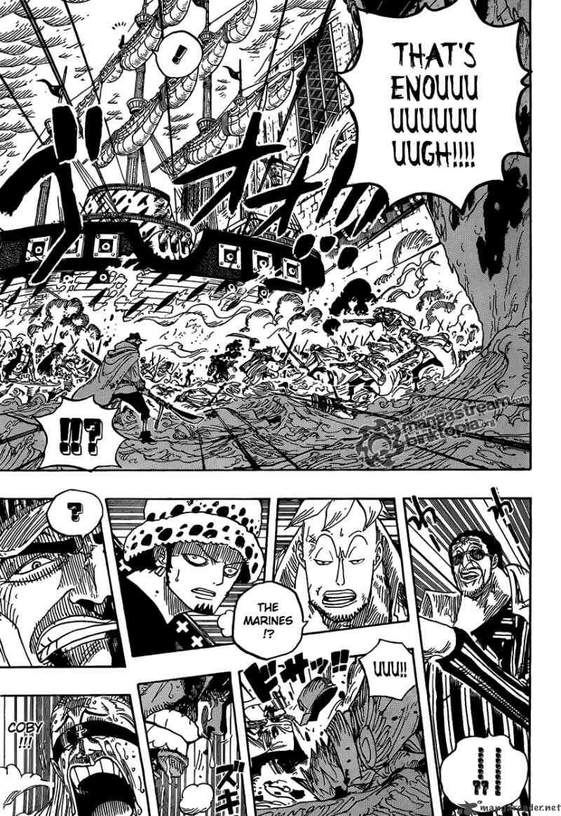 One Piece Manga Chapter 579 page 9 - Seconds of Courage