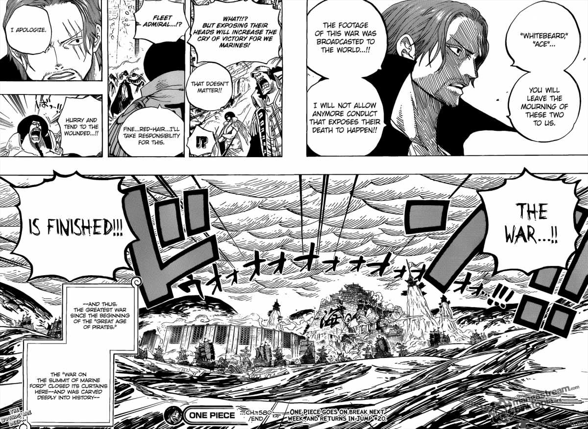 One Piece Manga Chapter 580 page 12 - The War's Conclusion