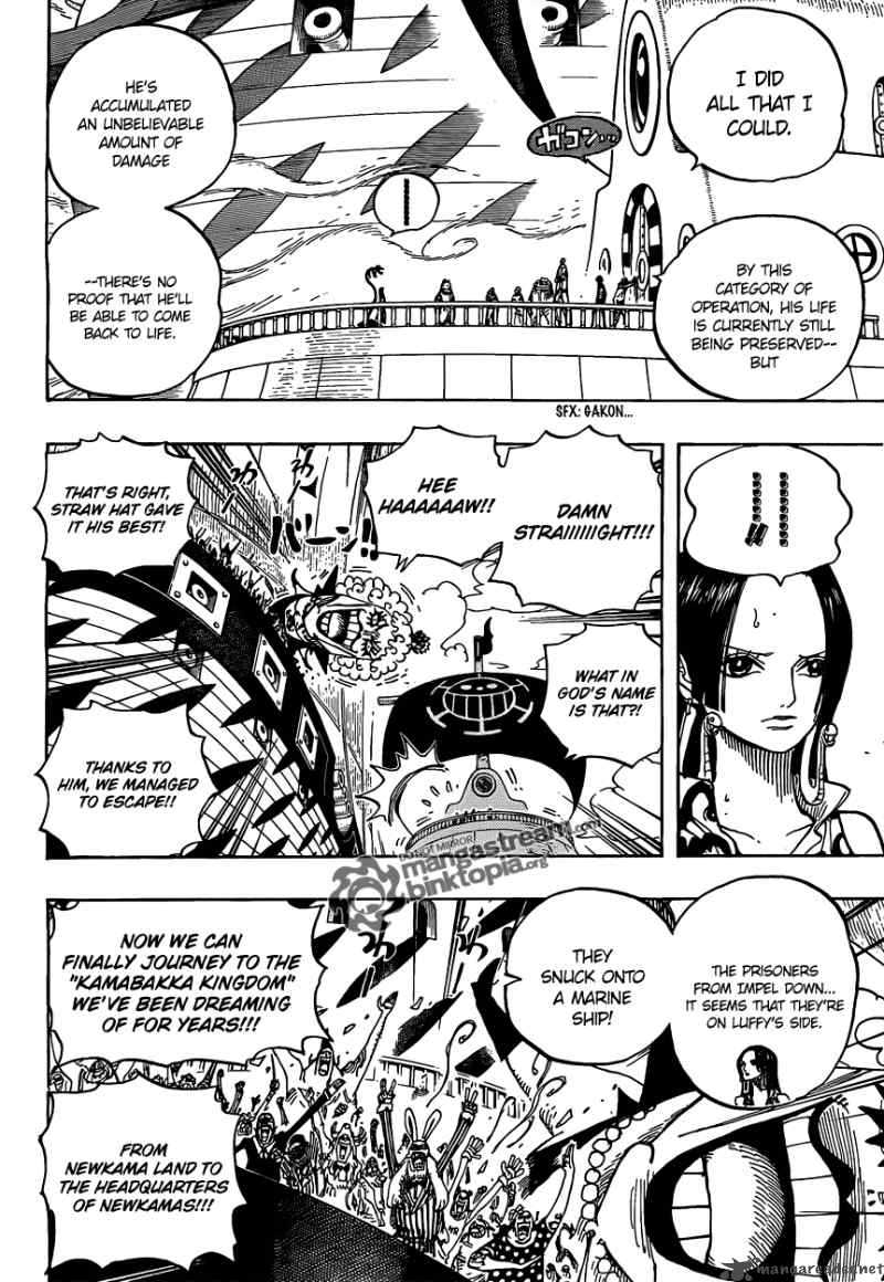 One Piece Manga Chapter 581 page 10 - Creeping Future