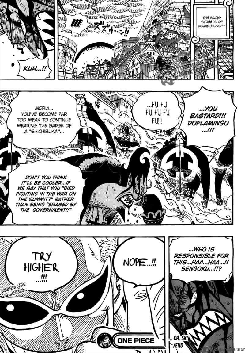 One Piece Manga Chapter 581 page 17 - Creeping Future
