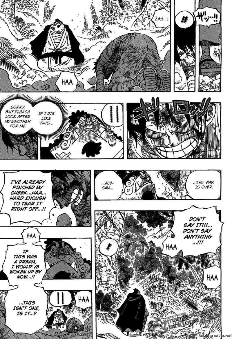 One Piece Manga Chapter 582 page 13 - Luffy and Ace