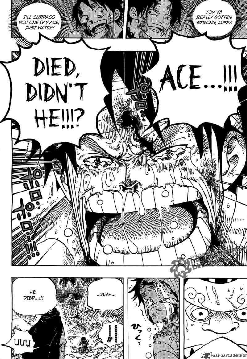 One Piece Manga Chapter 582 page 14 - Luffy and Ace