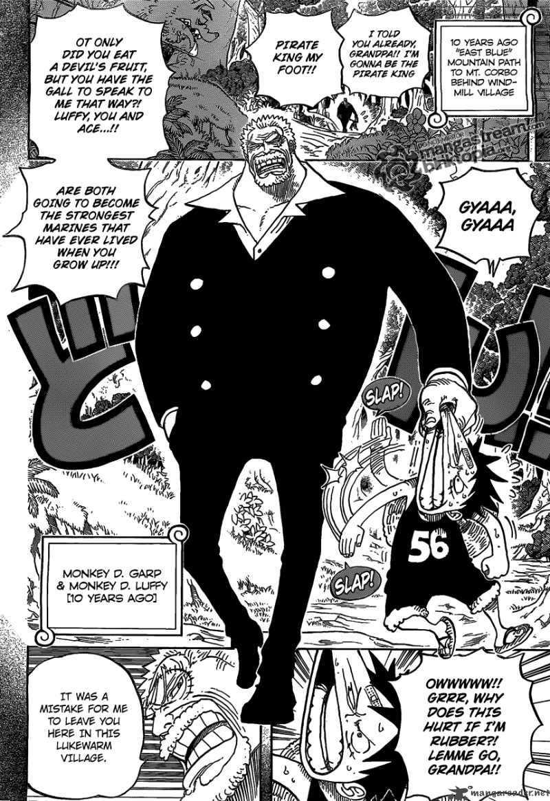 One Piece Manga Chapter 582 page 16 - Luffy and Ace