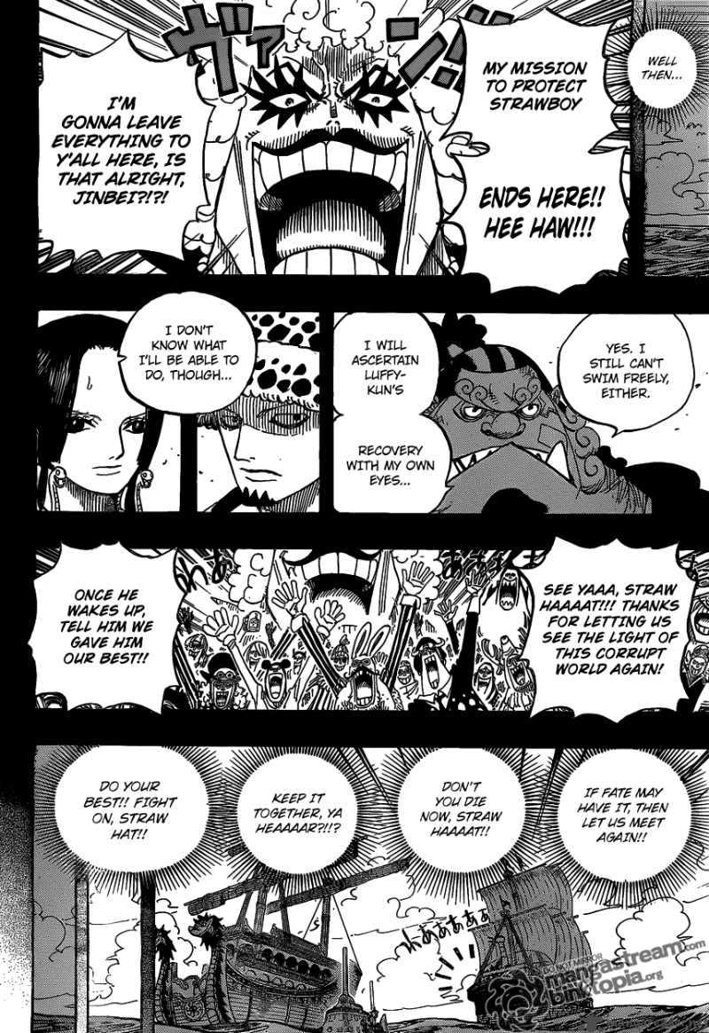 One Piece Manga Chapter 582 page 4 - Luffy and Ace