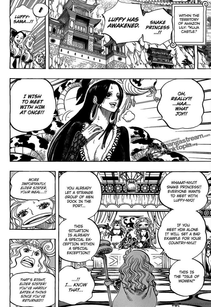 One Piece Manga Chapter 582 page 6 - Luffy and Ace