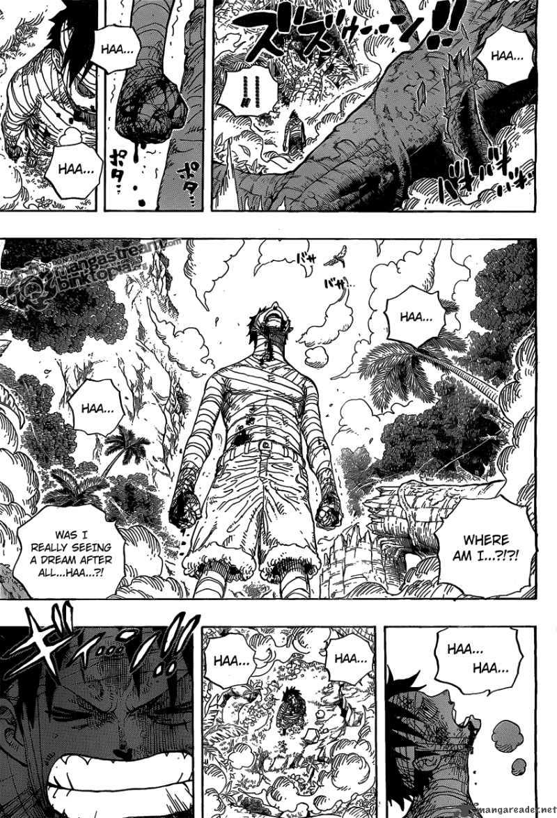 One Piece Manga Chapter 582 page 9 - Luffy and Ace