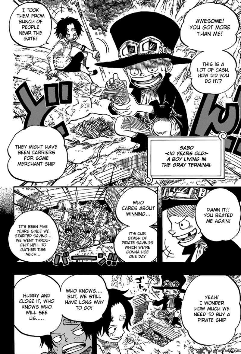 One Piece Manga Chapter 583 page 11 - Gray Terminal - The Final Destination of the Uncertainty
