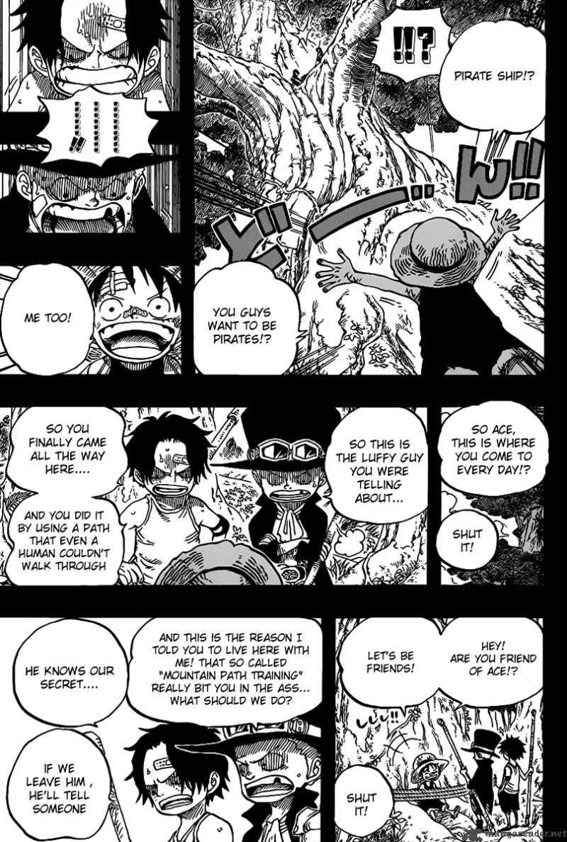 One Piece Manga Chapter 583 page 12 - Gray Terminal - The Final Destination of the Uncertainty