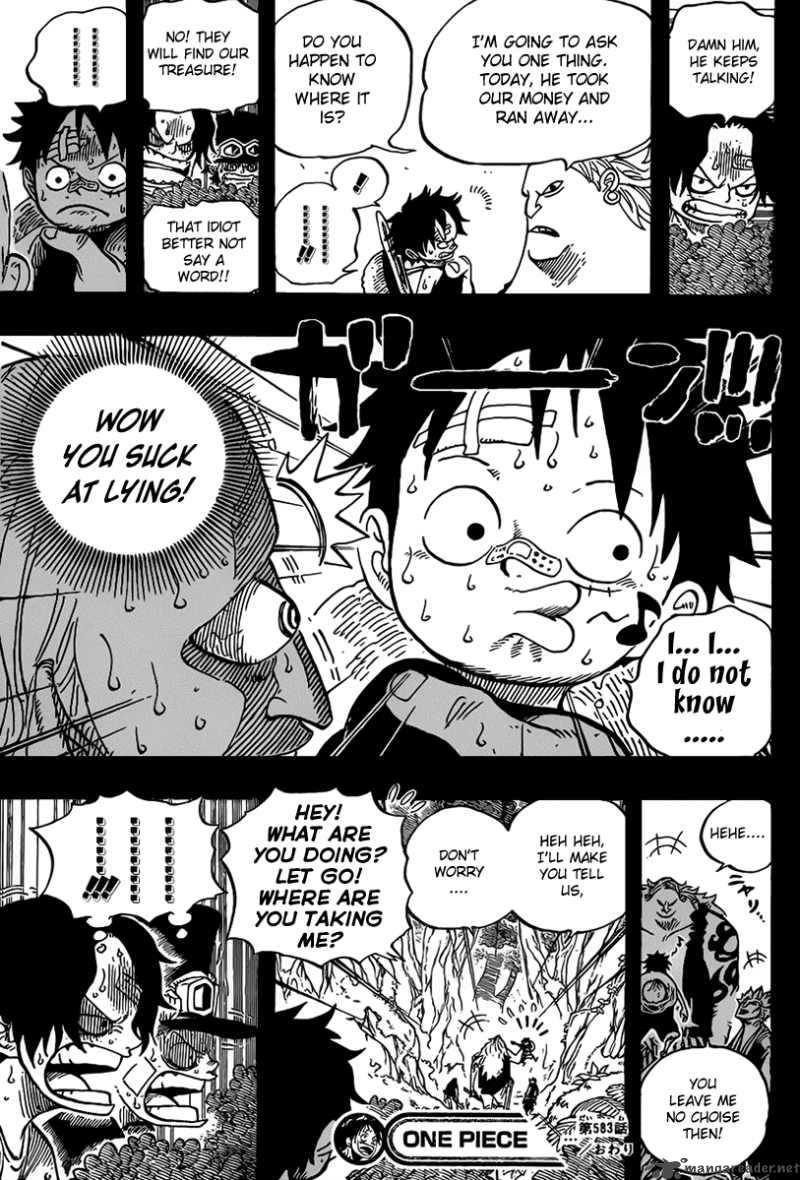 One Piece Manga Chapter 583 page 16 - Gray Terminal - The Final Destination of the Uncertainty