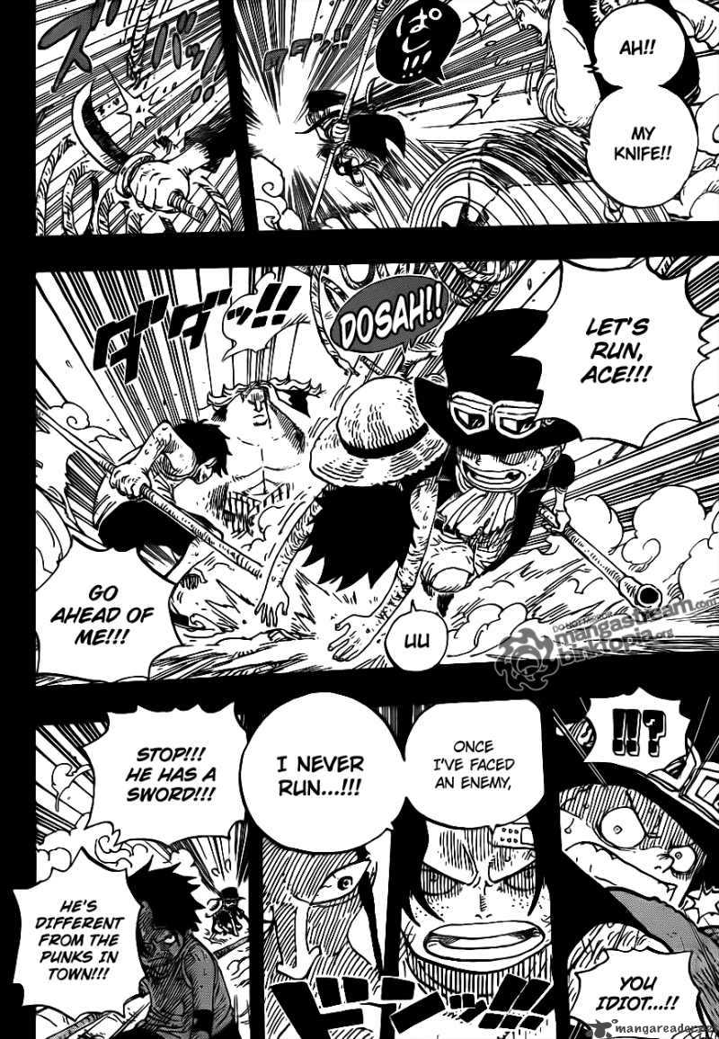 One Piece Manga Chapter 584 page 10 - Incident With Porchemy