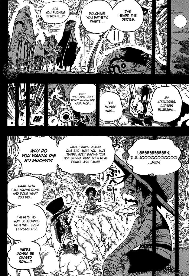 One Piece Manga Chapter 584 page 12 - Incident With Porchemy