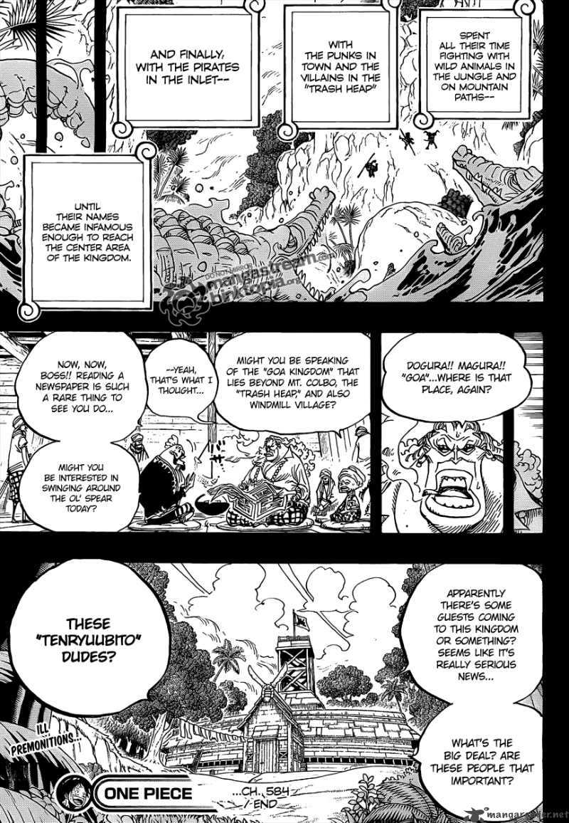 One Piece Manga Chapter 584 page 17 - Incident With Porchemy