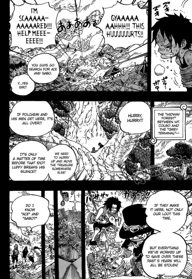 One Piece Manga Chapter 584 page 4 - Incident With Porchemy