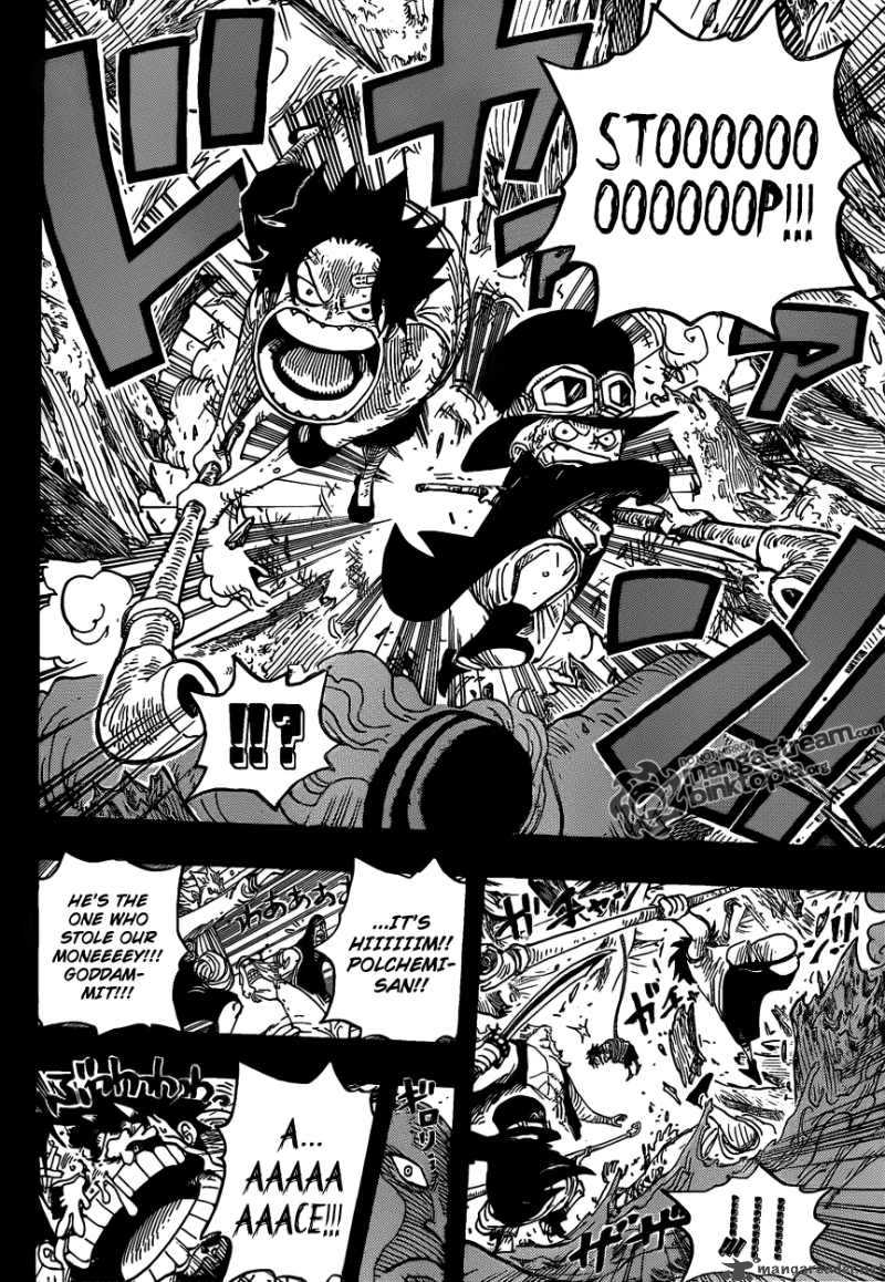 One Piece Manga Chapter 584 page 8 - Incident With Porchemy