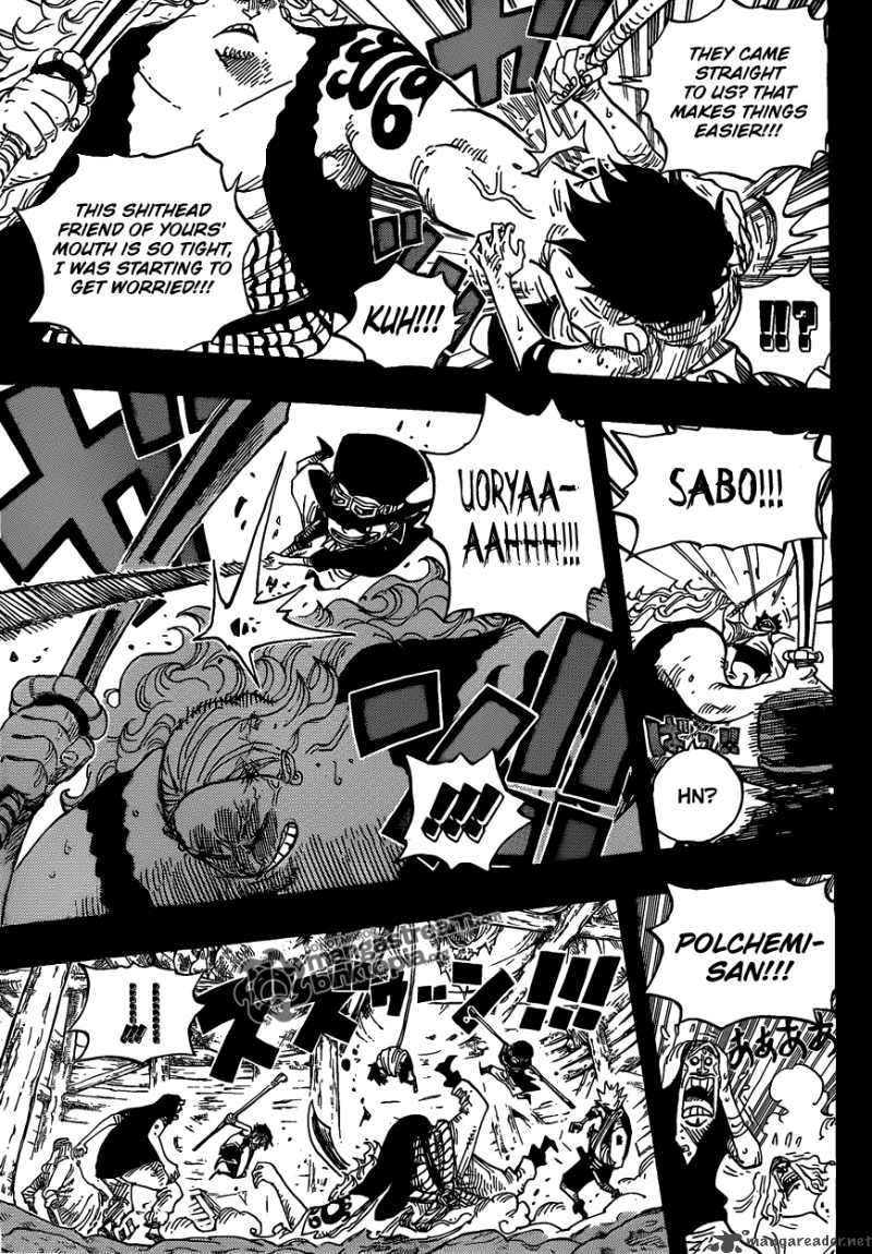 One Piece Manga Chapter 584 page 9 - Incident With Porchemy