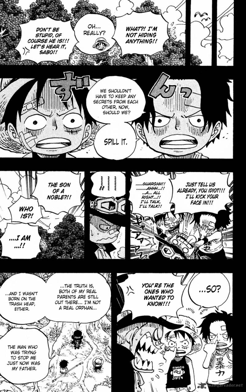 One Piece Manga Chapter 585 page 18 - Brothers' Sake Cups