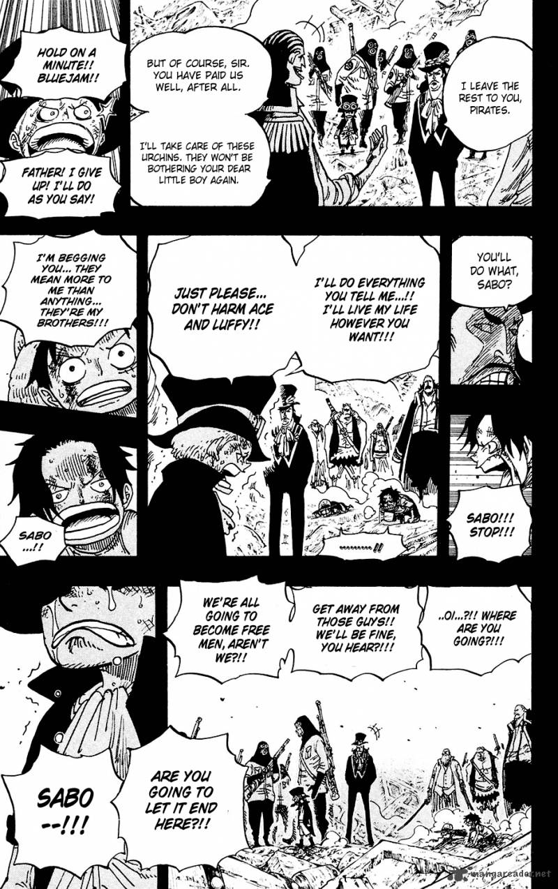 One Piece Manga Chapter 585 page 28 - Brothers' Sake Cups
