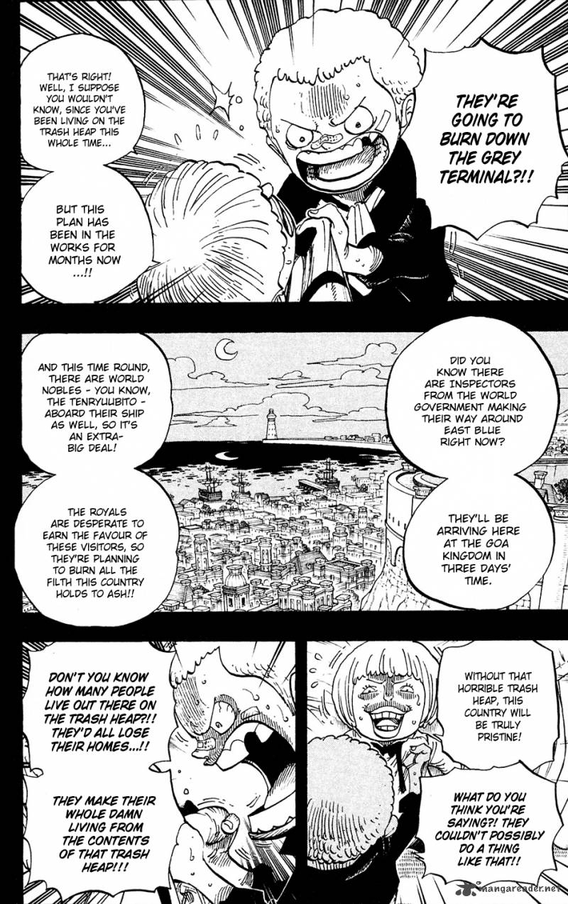 One Piece Manga Chapter 586 page 8 - City of Stench