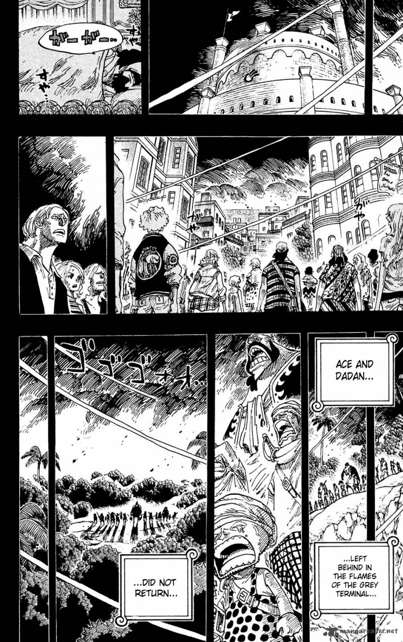 One Piece Manga Chapter 587 page 16 - I Will Not Run Away