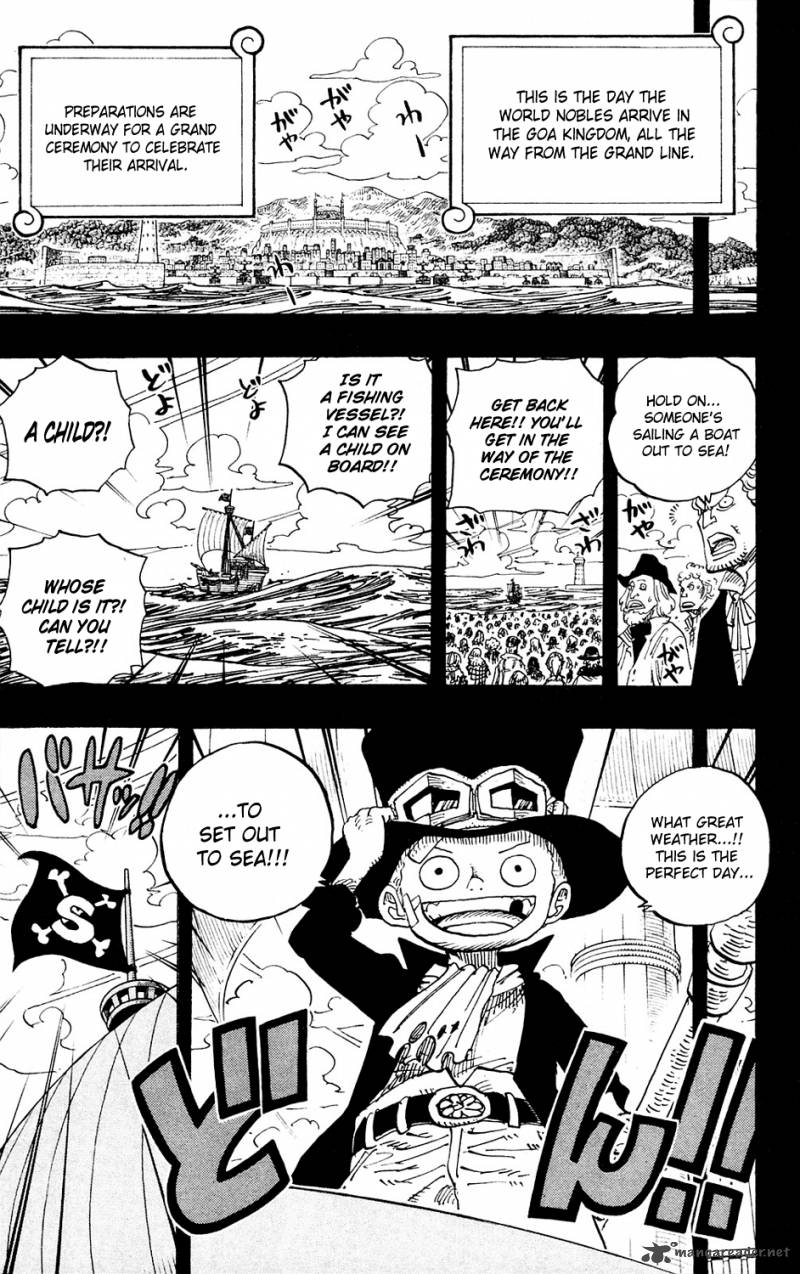 One Piece Manga Chapter 587 page 18 - I Will Not Run Away