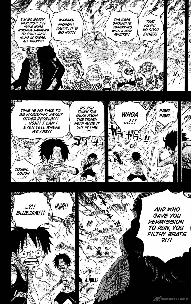 One Piece Manga Chapter 587 page 4 - I Will Not Run Away
