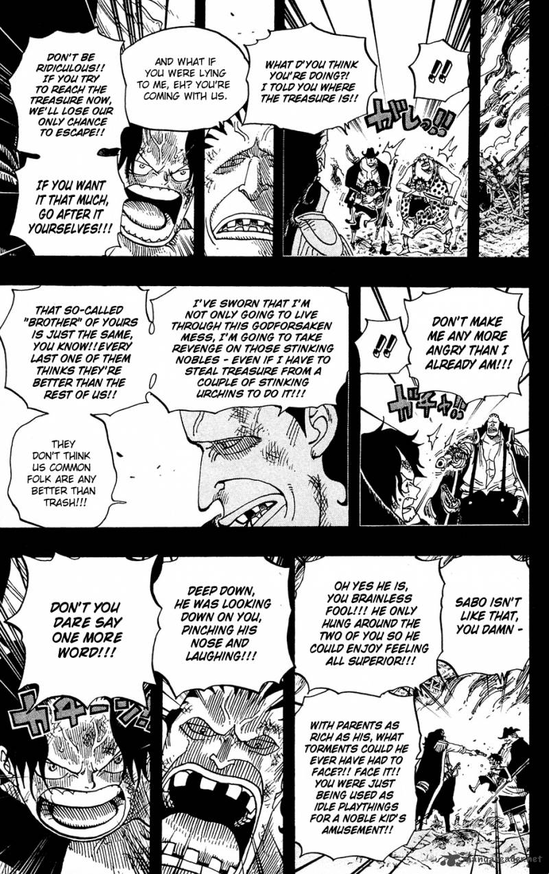 One Piece Manga Chapter 587 page 7 - I Will Not Run Away