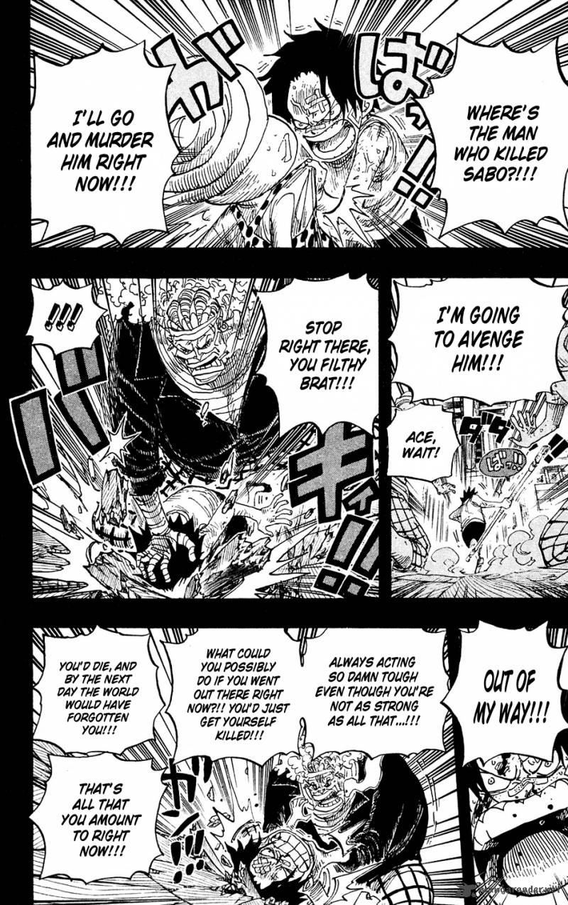 One Piece Manga Chapter 588 page 17 - Sabo's Ocean