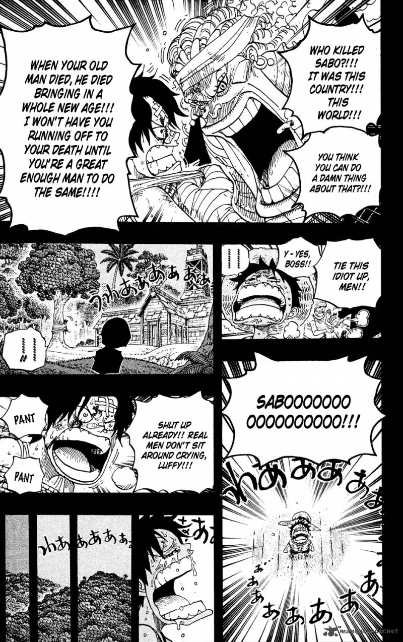 One Piece Manga Chapter 588 page 18 - Sabo's Ocean