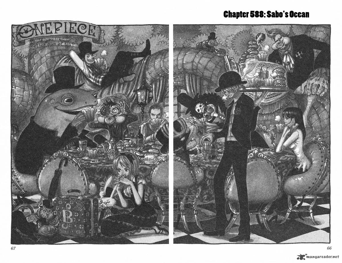 One Piece Manga Chapter 588 page 2 - Sabo's Ocean