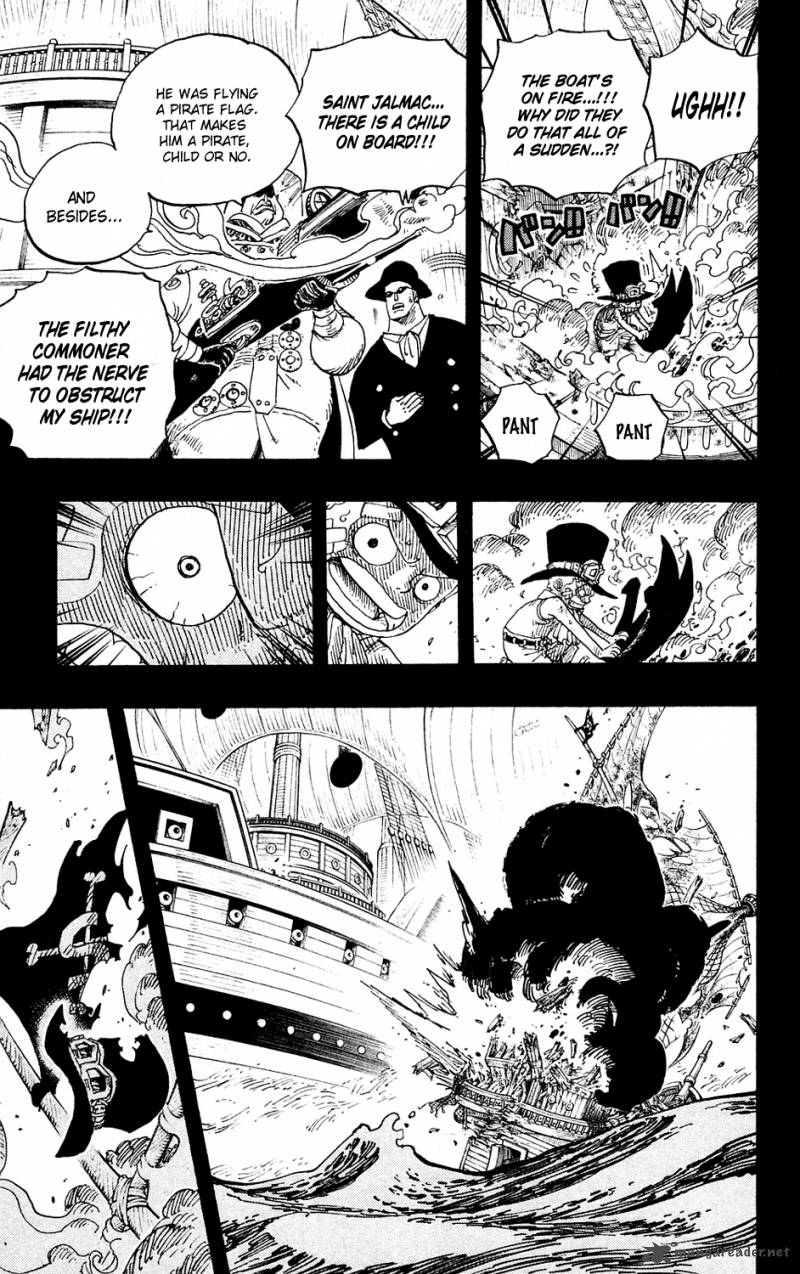One Piece Manga Chapter 588 page 8 - Sabo's Ocean