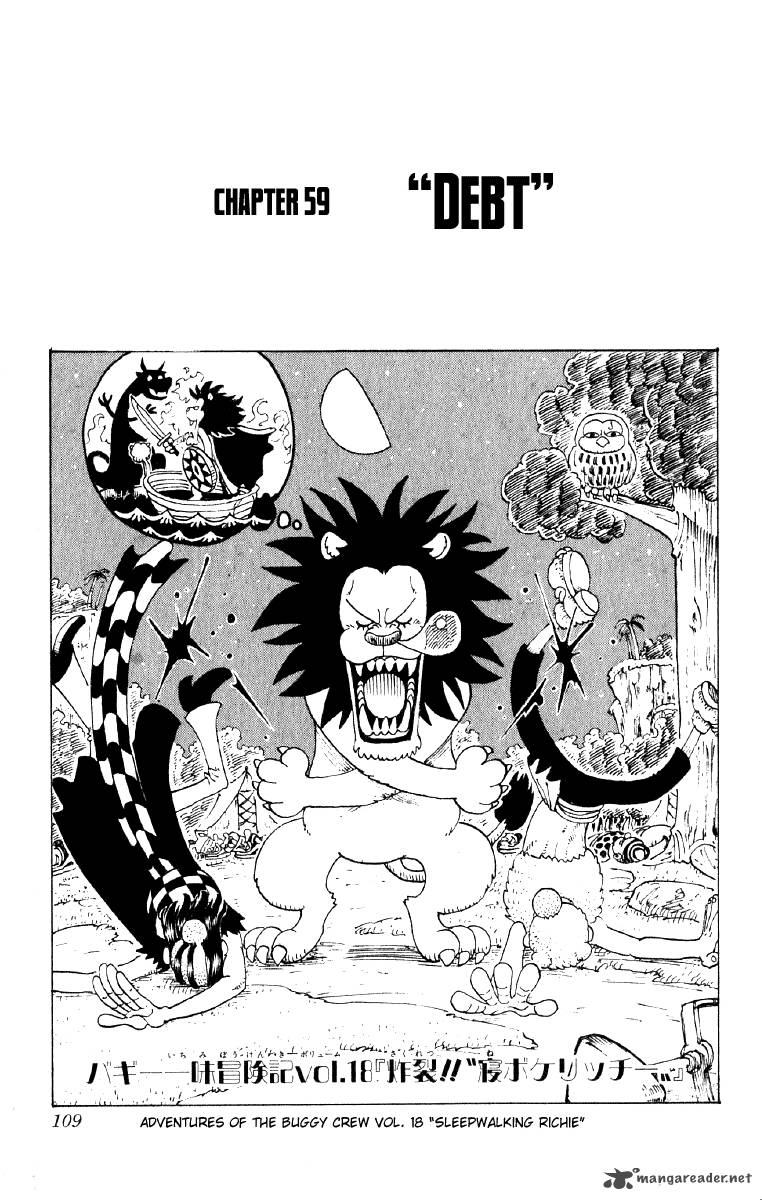 One Piece Manga Chapter 59 page 1 - Obligation