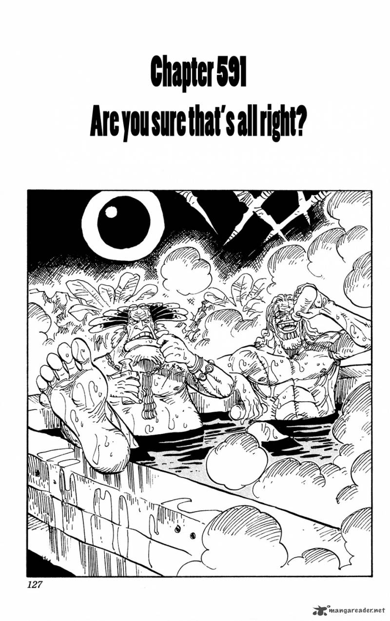 One Piece Manga Chapter 591 page 1 - Are You Sure About That?